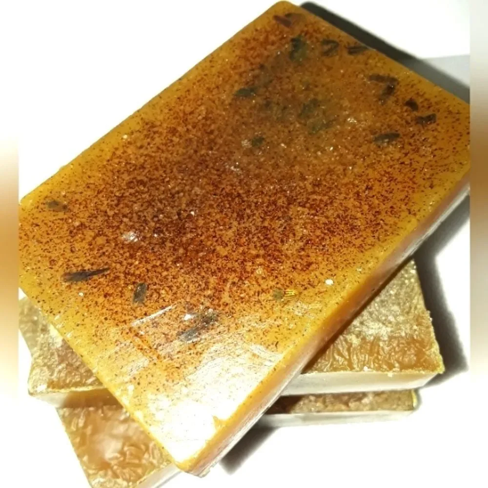 HAND crafted Cinnamon Brown Sugar organic soap bar